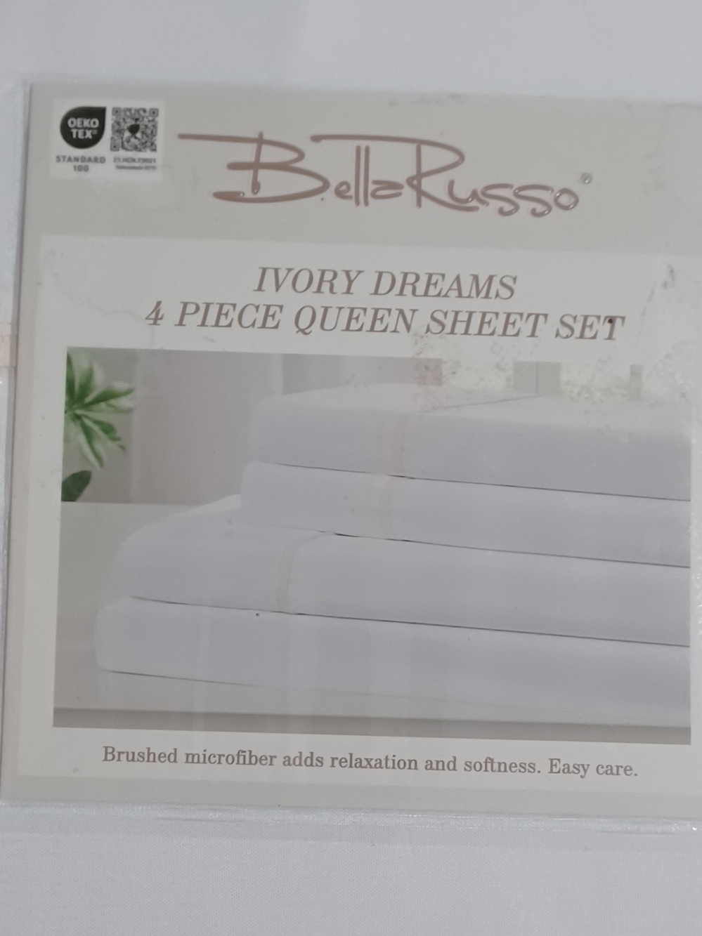 Ivory Dreams 4-Piece Queen Sheet Set - Ivory